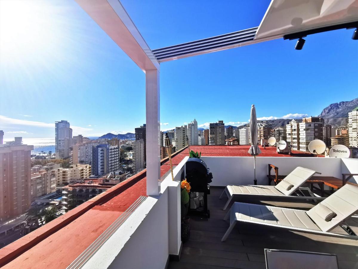 Penthouse Cervantes Sea View Benidorm Eksteriør billede