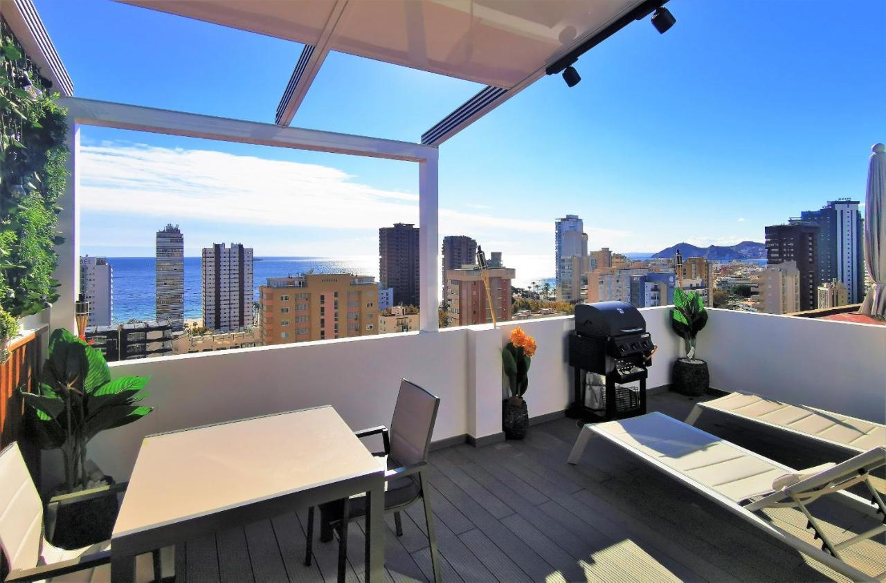 Penthouse Cervantes Sea View Benidorm Eksteriør billede