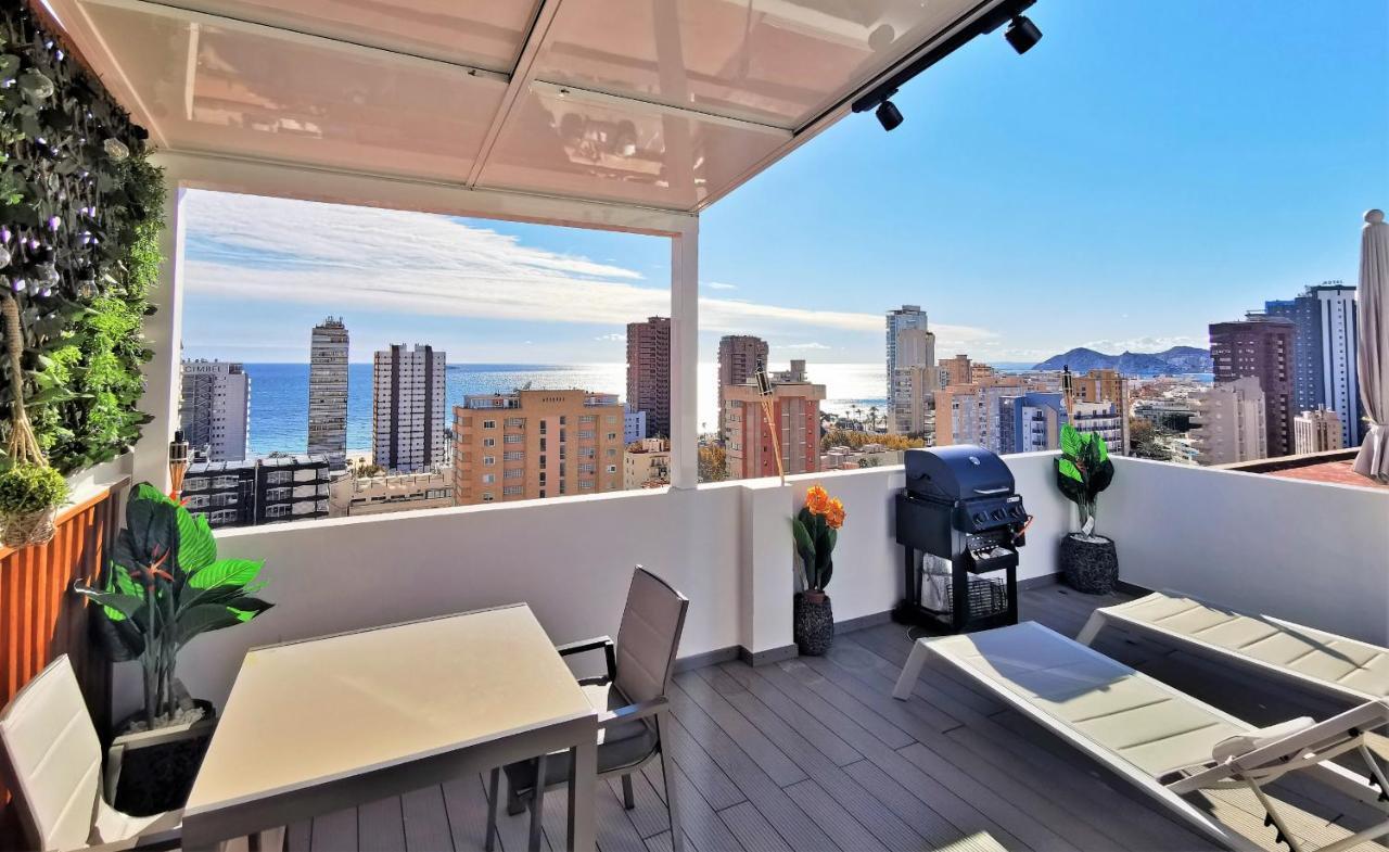 Penthouse Cervantes Sea View Benidorm Eksteriør billede