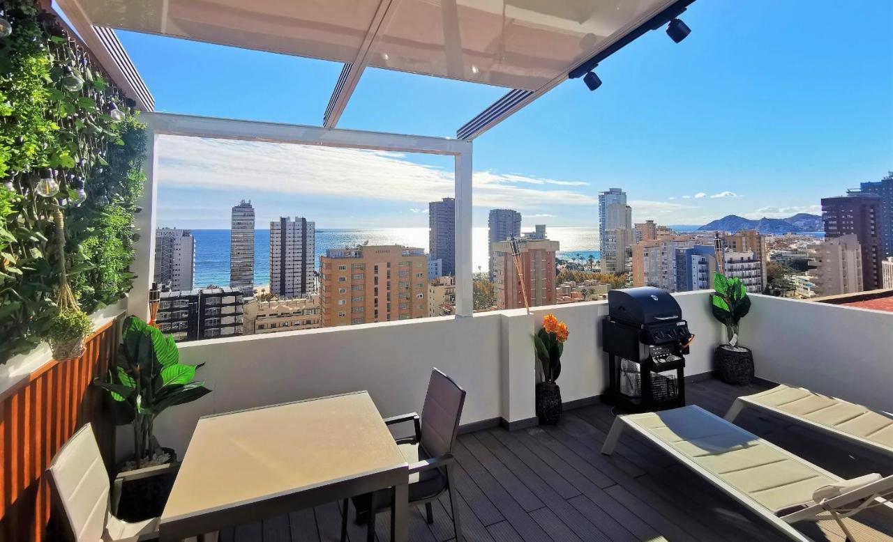 Penthouse Cervantes Sea View Benidorm Eksteriør billede