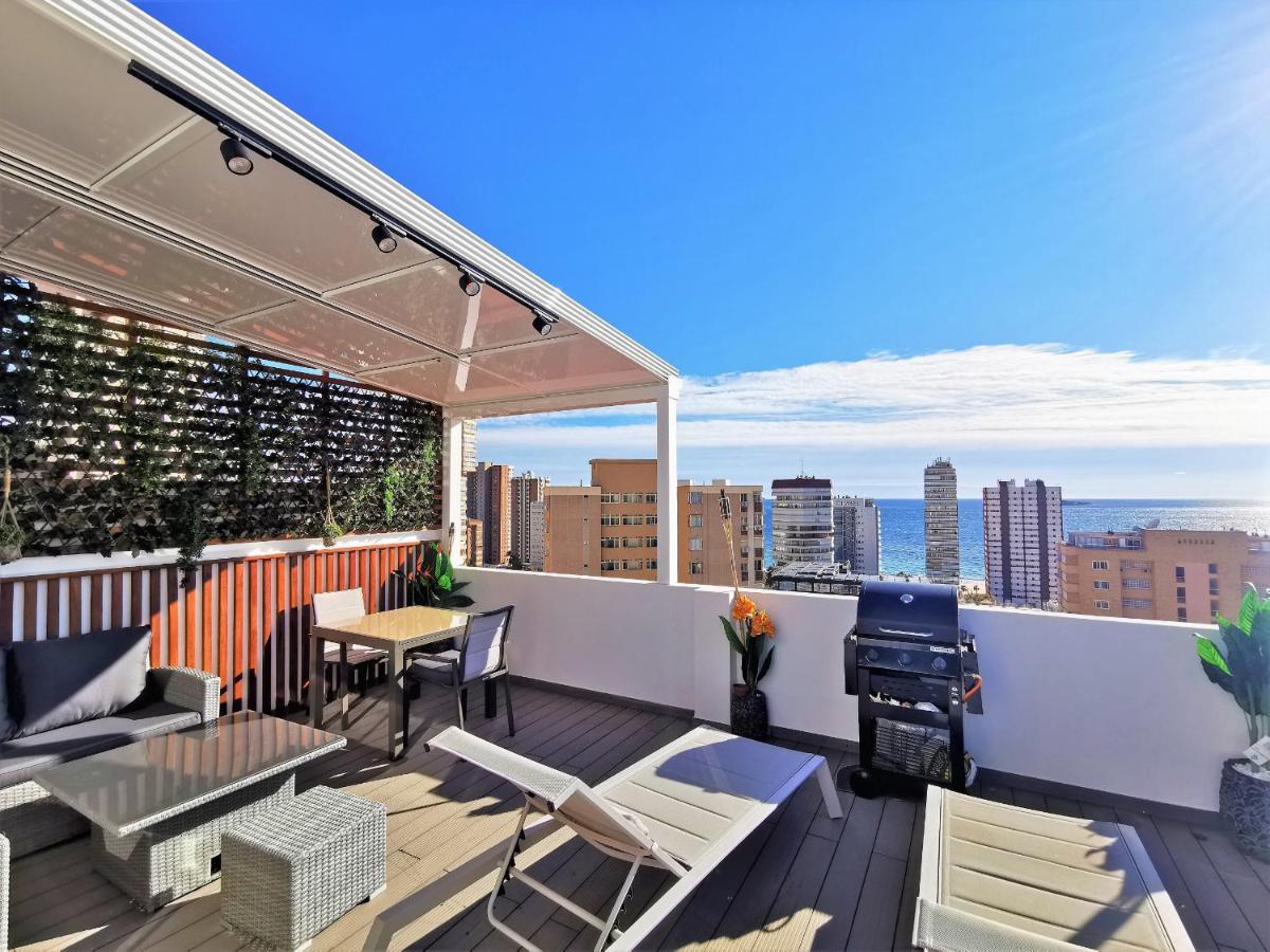 Penthouse Cervantes Sea View Benidorm Eksteriør billede